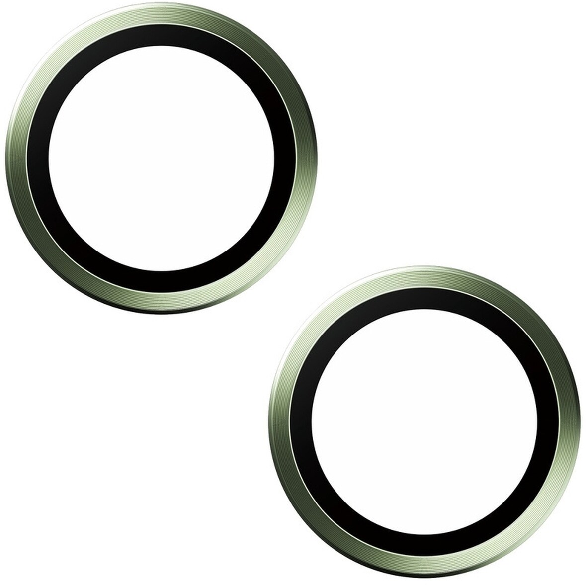 PanzerGlass Hoops Camera Protector iPhone 15, 15 Plus Green