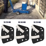 thumbnail of Slijp- en polijstsegment diamant voor zachte vloeren (Zwart, 30/40-M6) - Diamantsegment voor slijpen en polijsten van mager beton, vloeren, vinyl,