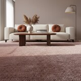 thumbnail of Teppich Waschbar Shaggy Uni Kuschelig Strapazierfähig Schlafzimmer Esszimmer Rosa 60x110 cm OEKO-TEX Gekettelt – SPREE von Kadima Design