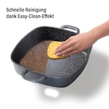 thumbnail of STONELINE® Servierpfanne 32 x 32 cm mit Aroma Glasdeckel, Eckpfanne antihaftbeschichtet, Induktion und backofengeeignet