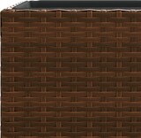 thumbnail of vidaXL Pflanzkübel Braun 40x40x80 cm Poly Rattan