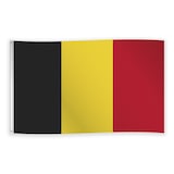thumbnail of Belgien Party Deko Set 96 tlg. Partyset Partydeko schwarz rot gold Fussball EM WM