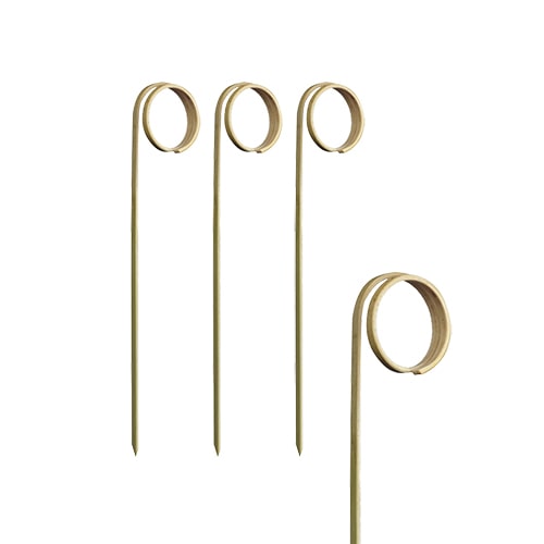 6 lots de 100 Piques apéritifs 11 cm "Twister"