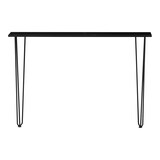 thumbnail of Helloshop26 - Mesa de consola 82 x 120 x 18 cm para hall de entrada sala de estar ou sala de jantar preta 03_0010874
