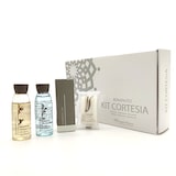 thumbnail of Kit cortesia cosmetico linea Flower SBCS per hotel e b&b in cofanetto Shampoo - Bagnoschiuma  - Crema corpo - Saponetta (10 kit)