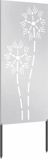 thumbnail of vidaXL Garten dekoratives Panel Sonstiges Silber 50 x 140 cm Edelstahl
