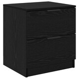thumbnail of vidaXL Nachttisch 2 pcs Schwarz Eichen-Optik 45 x 39 x 50 cm