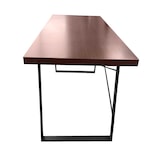 thumbnail of SVITA Industrial Schreibtisch Nussbaum-Optik mit schwarzen Metall-Beinen