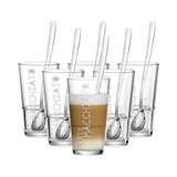 thumbnail of Ritzenhoff & Breker LENA Latte Macchiato Gläser mit Löffel 350 ml 6er Set