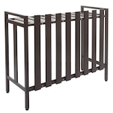 thumbnail of Cubierta para aire acondicionado/bomba de calor HWC-K58, cubierta rejilla protectora estante para plantas, metal 80x90x39cm ~ marrón