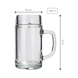 thumbnail of Stölzle Oberglas STYRIA Bierkrug 0,5 l 6er Set