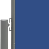 thumbnail of Toldo lateral retráctil azul 220x1000 cm