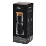 thumbnail of Krosno Glazen Karaf 1 Liter met Kurken Stop – Makkelijk Vast te Houden – Past in Koelkastdeur – 98 × 240 mm