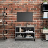 thumbnail of vidaXL TV-Schrank mit Metallbeinen Betongrau 69,5x30x50 cm
