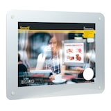 thumbnail of Securit® Porte-affiche A3 pour vitrine - Gris - Avec 4 ventouses - Double-face