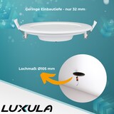 thumbnail of LUXULA LED Downlight LX300114 6 W 3000 K, 4000 K, 6000 K einstellbar in warm-, neutral- und kaltweiß (CCT) weiß