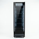 thumbnail of Romux® Gefrierschrank MD 500 Liter 1 Tür Schwarz mit Belüftet | Professioneller Gefrierschrank mit Glastür & LED