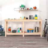 thumbnail of vidaXL Werkbank 180x50x80 cm massief grenenhout