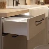 thumbnail of Schubladensystem Weiß Unterflurführungen Soft Close Schubkasten-Set 450mm 120mm