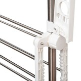 thumbnail of HOMCOM Stendibiancheria Verticale 3 Ripiani con Ruote in Acciaio Inox