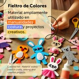 thumbnail of Fieltro para Manualidades, Fieltro de Colores, Suave y Flexible, 40x60cm - m-office (blanco, 10 uds)