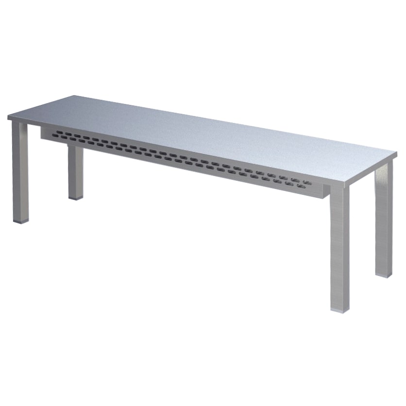 Aufsatzbord 1 Etage Breite 200cm mit Wärmemodul