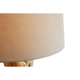 thumbnail of SalesFever Stehleuchte Treibholz 145 cm | Schirm grobes Leinen | Gestell Treibholz | B 26 x T 26 x H 145 cm | weiß