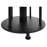 thumbnail of Barbecue BBQ braciere griglia HWC-K95 acciaio inox smalto 67x56x56cm nero