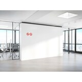 thumbnail of Exacompta 67015E Hinweisschild, Rauch- und Dampfverbot, PVC, selbstklebend und rutschfest, 10 cm - Rot