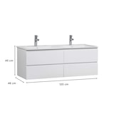 thumbnail of Meuble sous vasque 120 cm SORRENTO Blanc