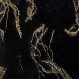 thumbnail of Plaid Noir et Doré effet marbré 130 x 180 cm