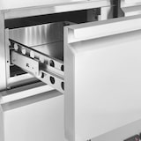 thumbnail of GastroHero Kühltisch Mini Edelstahl GN 1/1 4 Schubladen statische Kühlung +2 °C bis +8 °C 230 V Profi Gastronomie ECO 0/4 900x700x877 mm