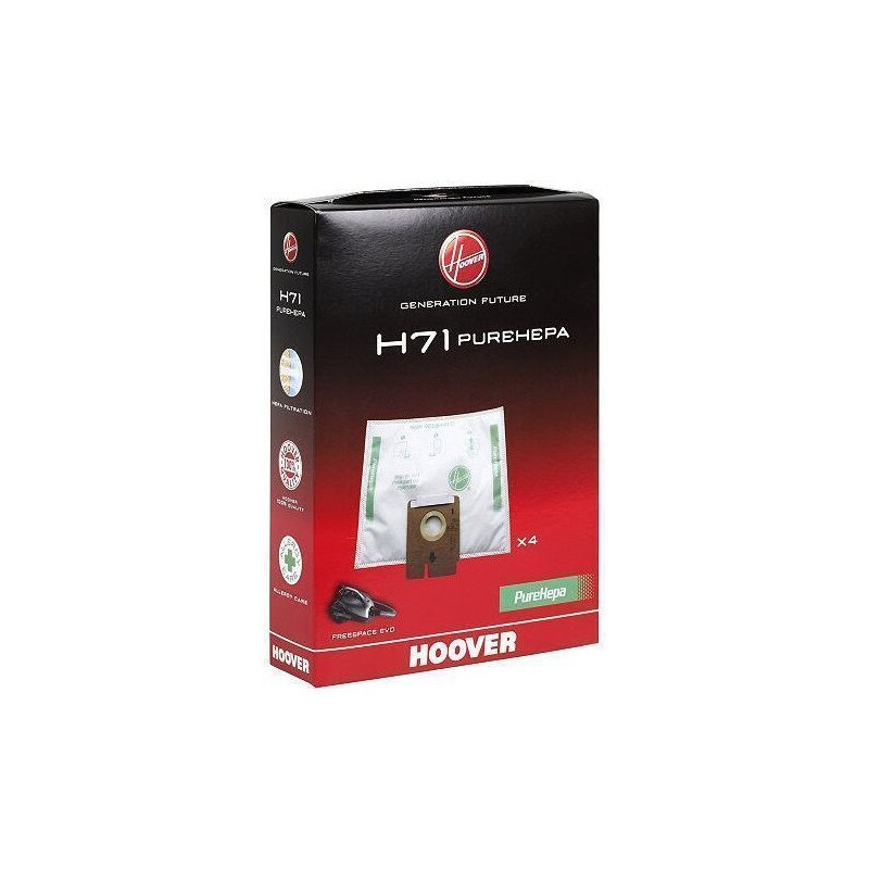 Sacs Aspirateur Et Filtres Hoover H 71 X 4 Evo