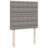 thumbnail of vidaXL Boxspringbett mit Matratze Taupe 100x200 cm Stoff