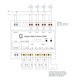 thumbnail of GUDE 2302-1 EPC NET 4x RelaisOut, 8x SignalIn, 1 Sensorport, Hutschiene (DIN Rail)