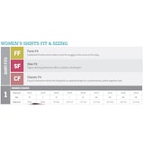 thumbnail of Chef Works® Gestreifte T-Shirts Damen Urban Collection Artikel SHT01W Rot Größe M