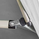 thumbnail of Zusammenklappbarer Faltpavillon 3 x 4,5 weiß mit wasserdichtem PVC überzogen