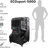thumbnail of PARS EcoTech Climatizador evaporativo ECOsport-5000, caudal de 5.000m3/h REALES + lámpara UV