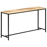 thumbnail of Table console 140 x 35 x 76 cm Bois de manguier massif brut Modèle Sirius Line