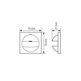 thumbnail of ESYLUX Abdeckung IP20-BS1 polarw. COVER BER S1 IP20PWH EP10427107