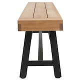 thumbnail of METRO PROFESSIONAL Conjunto de mesa e bancos de exterior Picada 3 peças, 1 mesa 220 x 70 cm, 2 bancos 180 x 31 cm, castanho natural