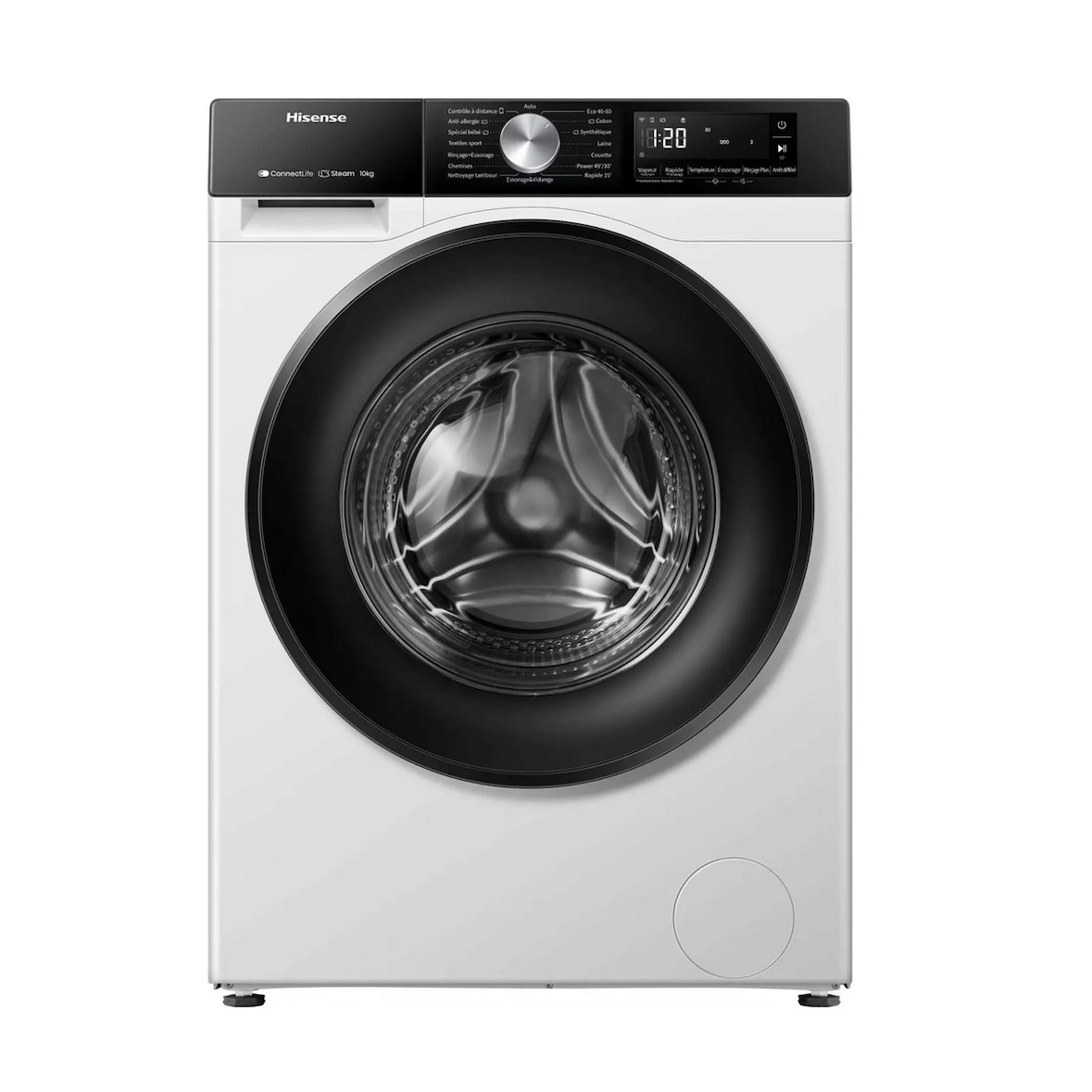 HISENSE lave-linge frontal 10.5kg 1400 tours/min WF3S1043BW3