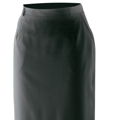 852 - Damenrock Länge 90 cm : anthrazit 53% Polyester 43% Schurwolle 4% Elasthan 42