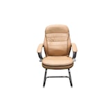 thumbnail of Bürostuhl Bürosessel Besprechungsstuhl Besprechungssessel Konferenzstuhl Konferenzsessel Büroausstattung Schwingstuhl Büro Bergamo creme Jet-Line