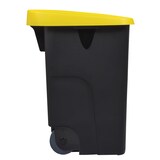 thumbnail of ROSSIGNOL Poubelle mobile 85L ouverture calibrée MOVATRI GREEN jaune