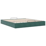thumbnail of vidaXL Ottoman-Bett ohne Matratze Dunkelgrün 180x200 cm Samt