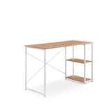 thumbnail of Mesa para ordenador / escritorio Easy Up2 con estantería incluida, blanco/roble hjh LIVING