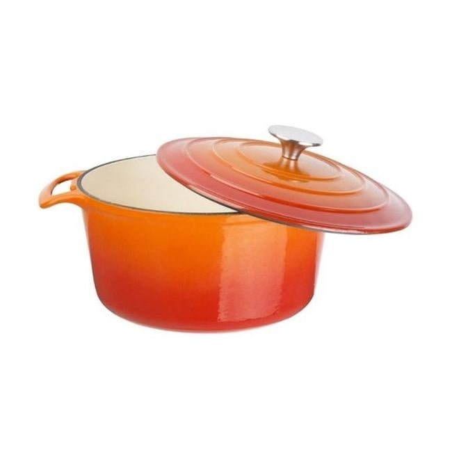 Vogue Ronde Ovenschaal Oranje Groot 4 Liter