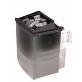 thumbnail of Karibu Saunahaus 38mm Melo 2 Ofen 9 kW integr. Strg terragrau