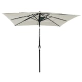 thumbnail of Helloshop26 - Guarda-sol de três níveis com mastro de alumínio 2,5 x 2,5 m cor areia 02_0008763